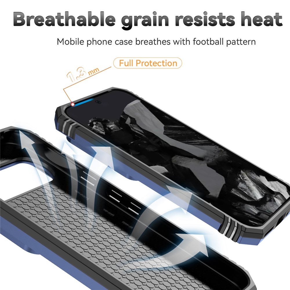 Gyűrűálló borítás Google Pixel 10 Pro XL/Pixel 9 Pro XL készülékhez - kék