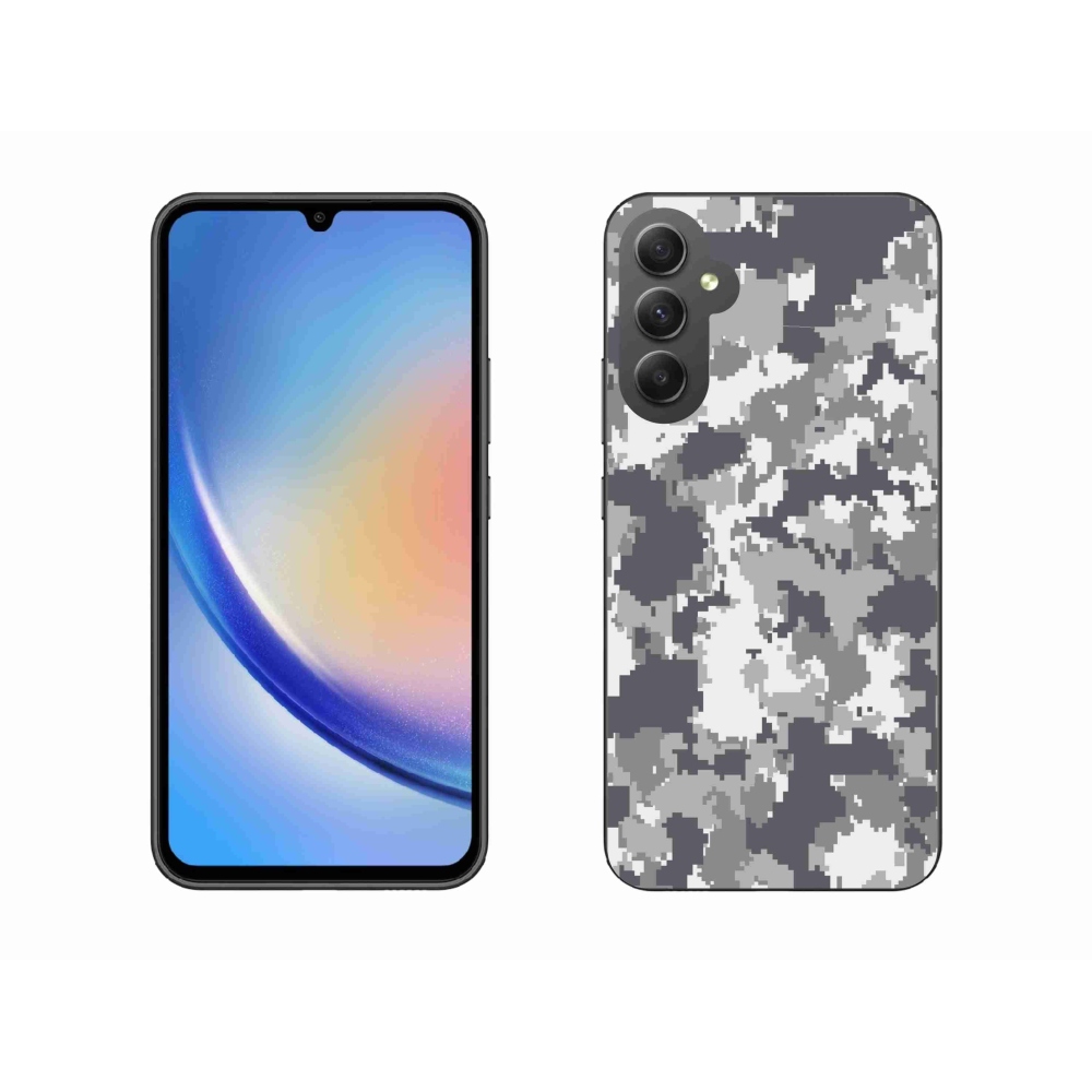 Gél védőhuzat mmCase Samsung Galaxy A34 5G - terepszínű minta 2