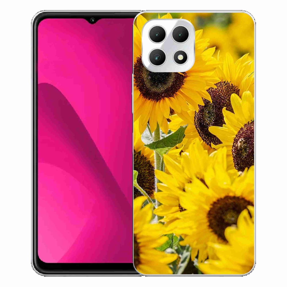 Zselés borítás mmCase a T-Mobile T Phone 2 készülékhez - Napraforgó