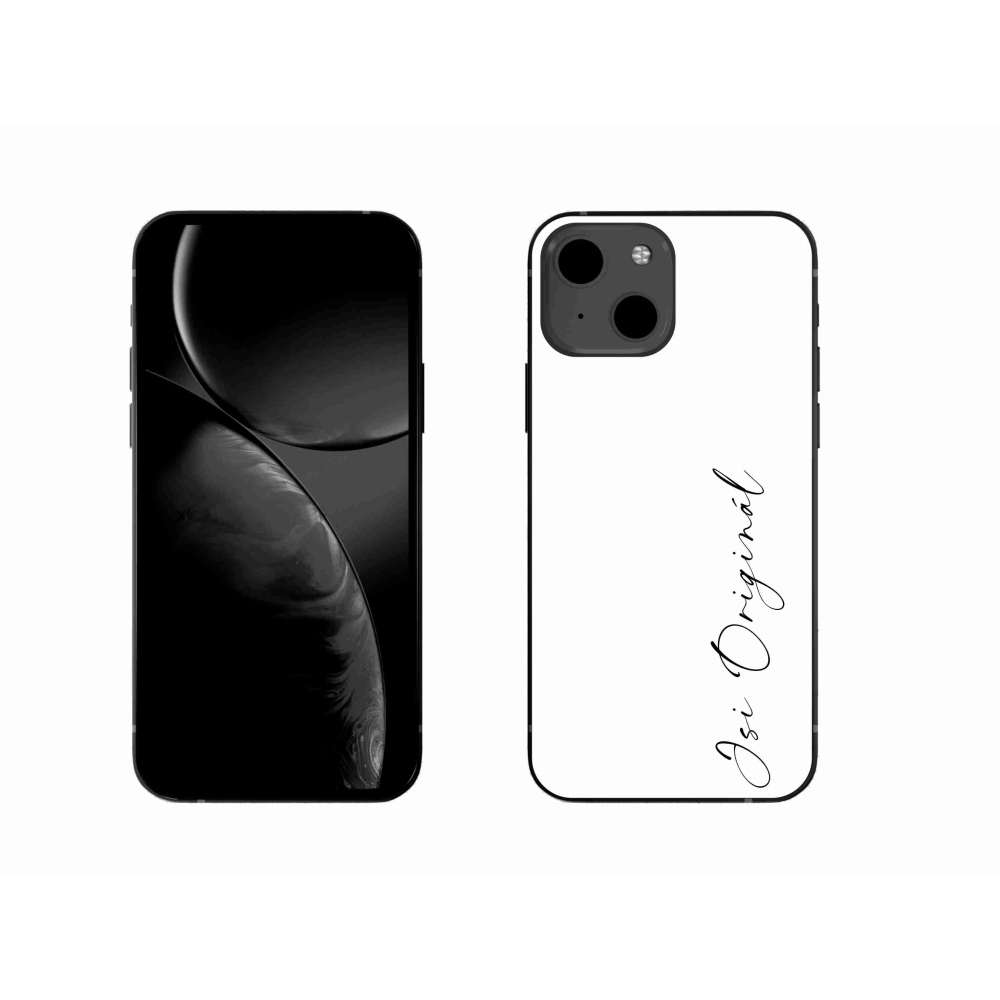 Gél borító mmCase iPhone 13 6.1 - te vagy az eredeti fehér háttérrel