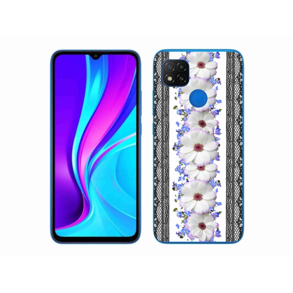 Gél borító mmCase a Xiaomi Redmi 9C - virágok 8