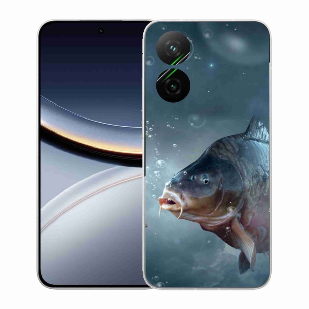 Gél borító mmCase a Xiaomi Poco F7 5G számára - ponty és buborékok