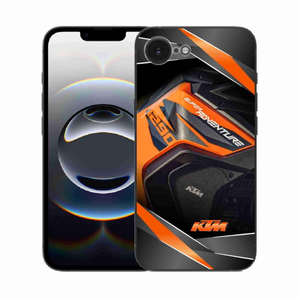 Zselés borítás mmCase iPhone 16e készülékhez - motoros ktm