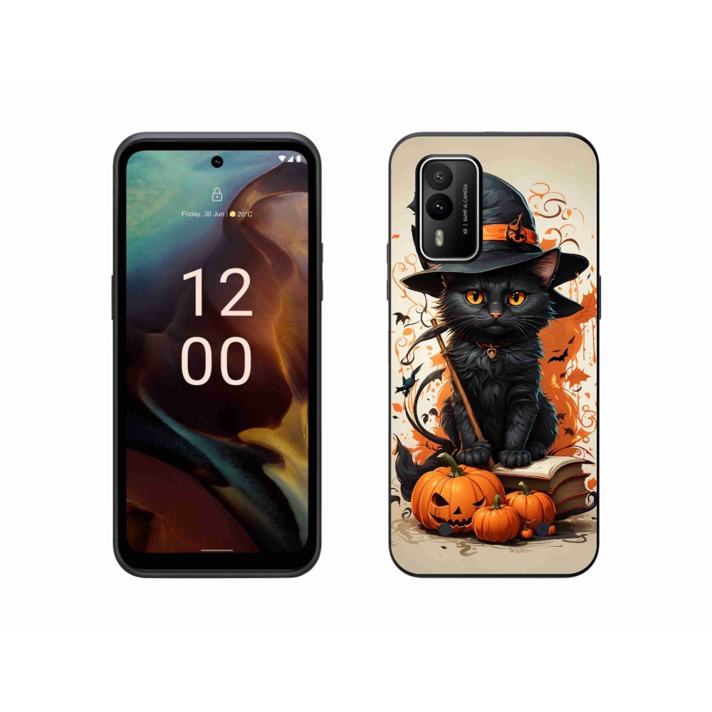 Zselés borítás mmCase a Nokia XR21 készülékhez - cat wizard