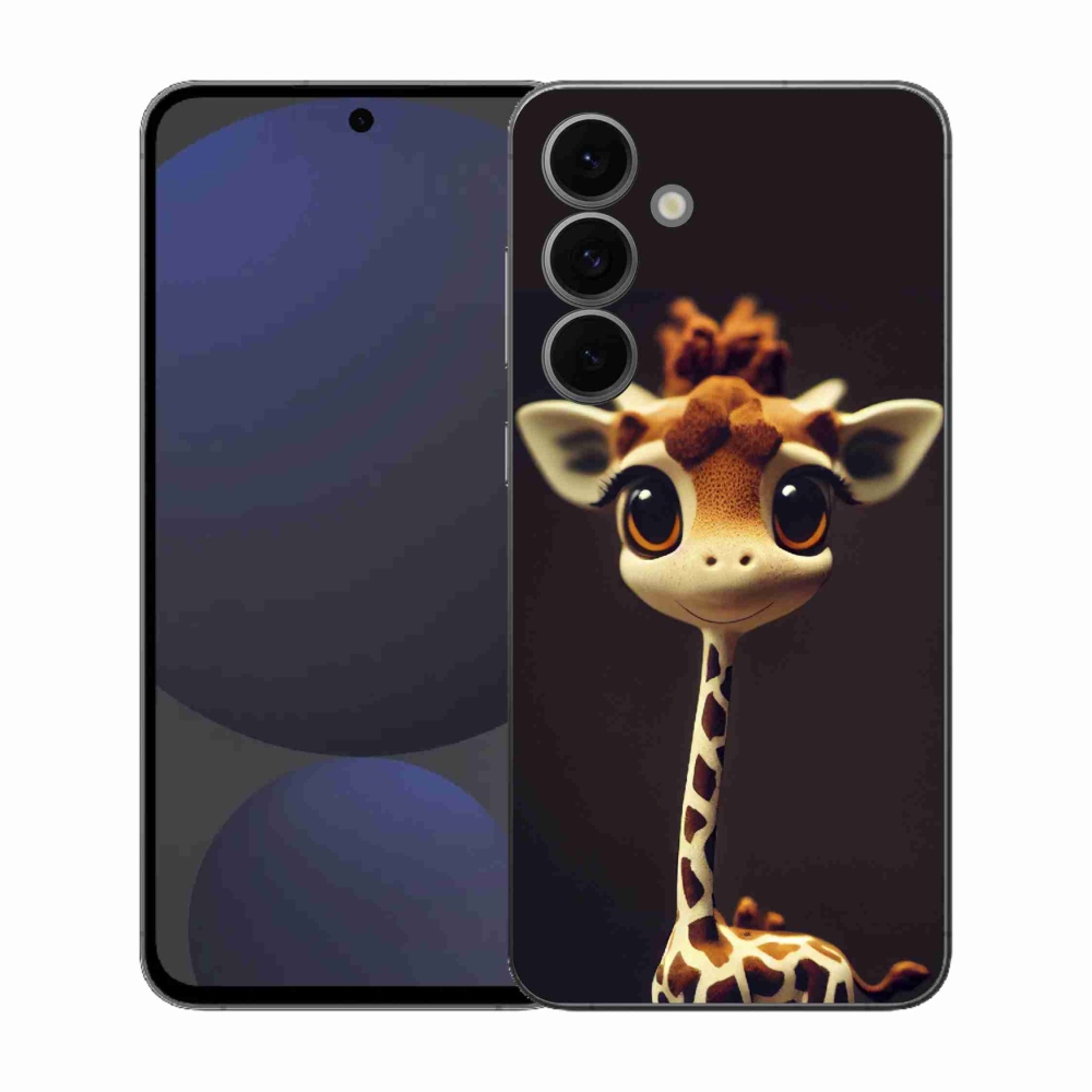 Gél védőhuzat mmCase Samsung Galaxy S25 FE - kis zsiráfhoz