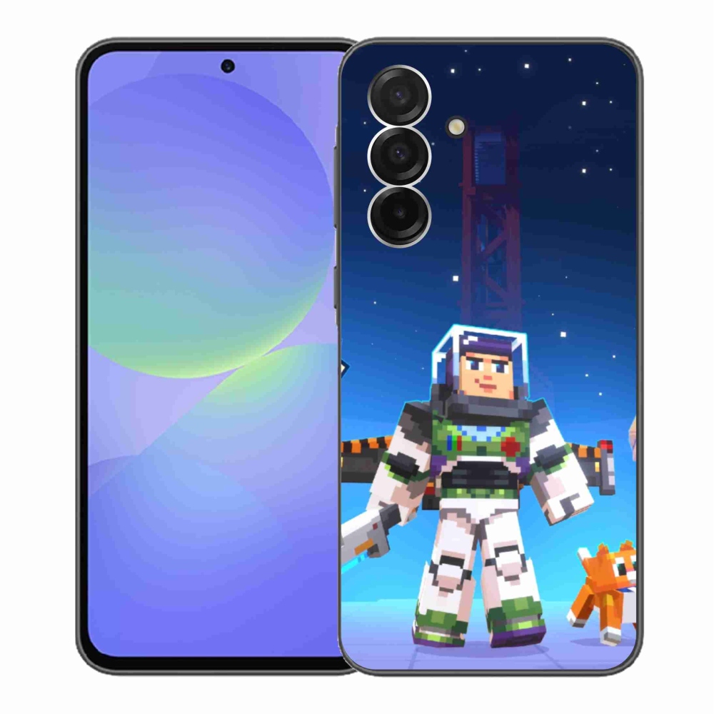Gél borítás mmCase Samsung Galaxy A36 5G - minecraft 2