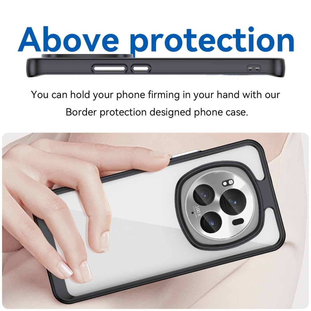 Gél tok fix hátlappal Honor Magic 6 Pro 5G készülékhez - fekete