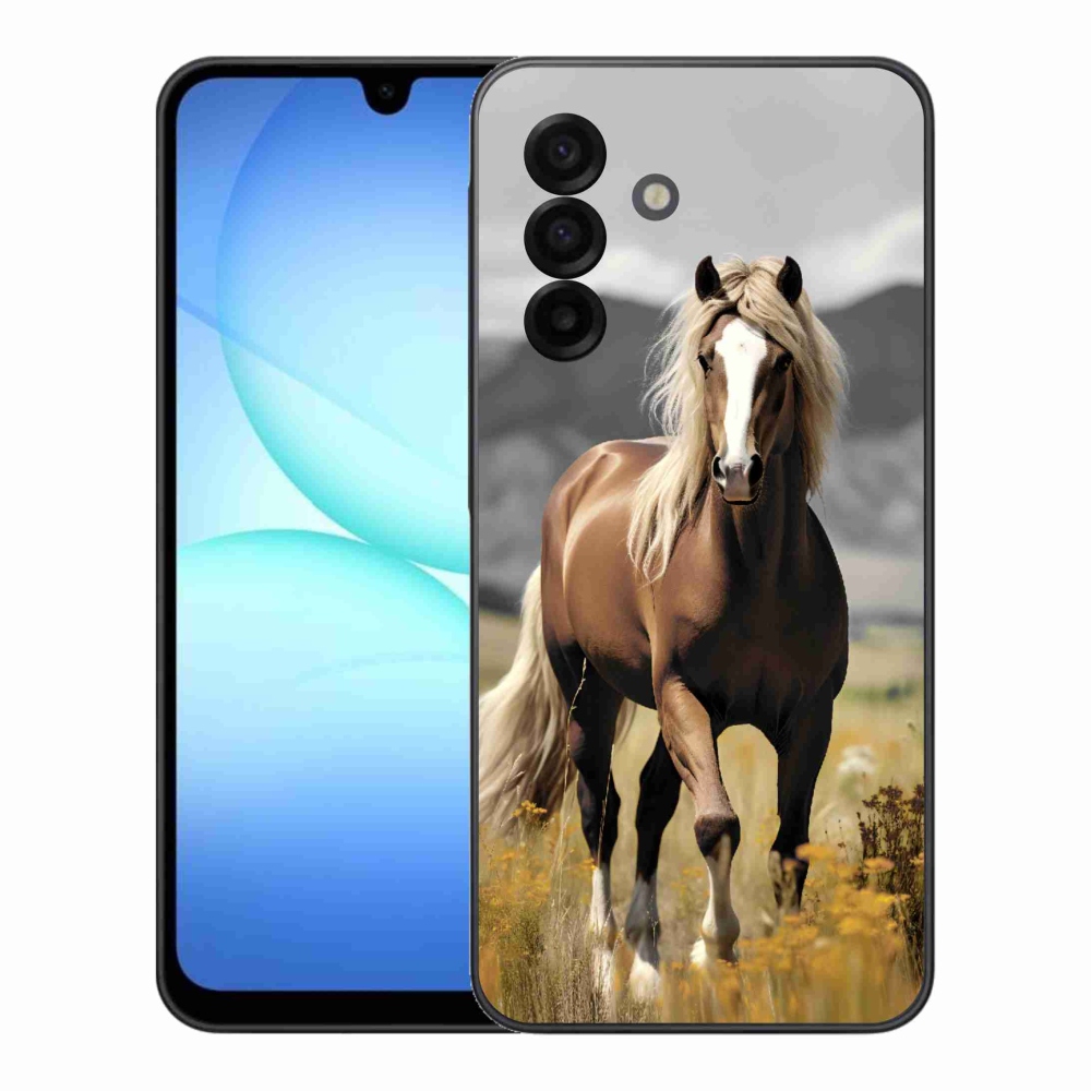 Zselés borítás mmCase Samsung Galaxy A17 4G/5G - barna ló 1