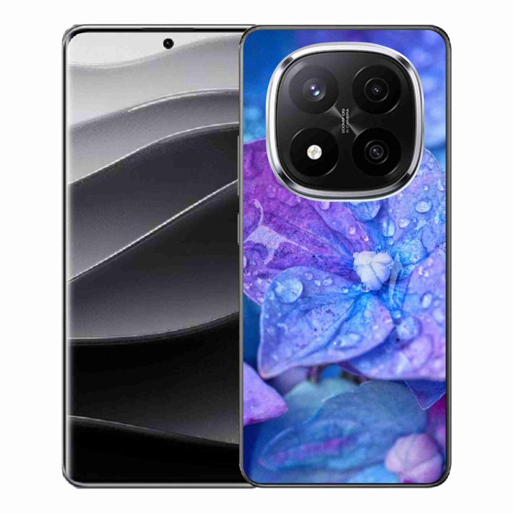 Gél borító mmCase a Xiaomi Redmi Note 14 Pro+ 5G számára - lila virág