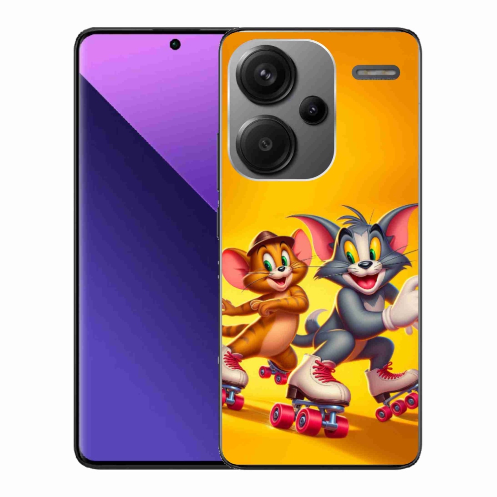 Gél borítás mmCase a Xiaomi Redmi Note 13 Pro+ 5G számára - tom a jerry