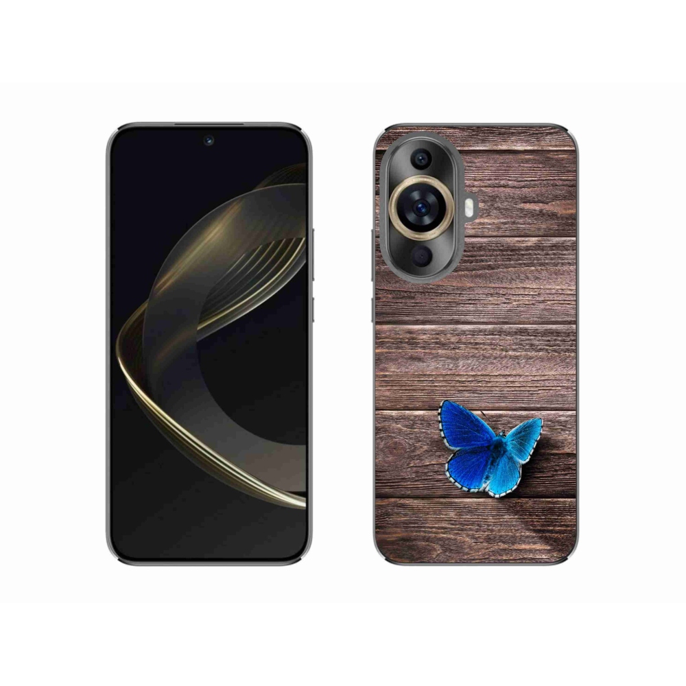 Zselés borítás mmCase a Huawei Nova 11 készülékhez - kék pillangó 1