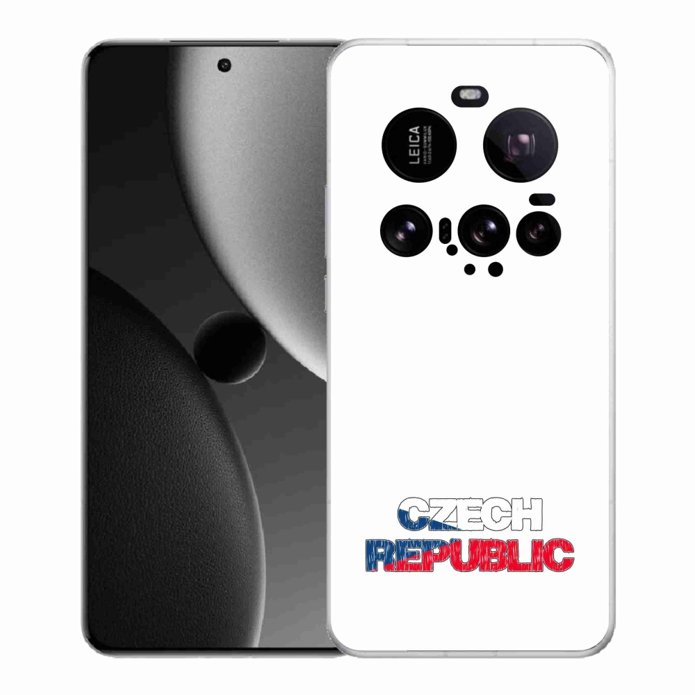 Gél borítás mmCase a Xiaomi 15 Ultra - Csehország fehér háttérrel