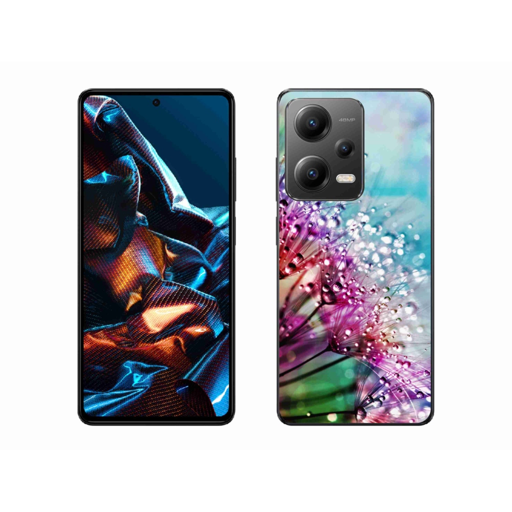Gél borítás mmCase a Xiaomi Redmi Note 12 Pro 5G számára - színes virágok