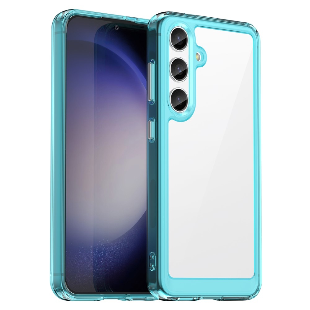 Gél tok fix hátlappal Samsung Galaxy S24 készülékhez - világoskék