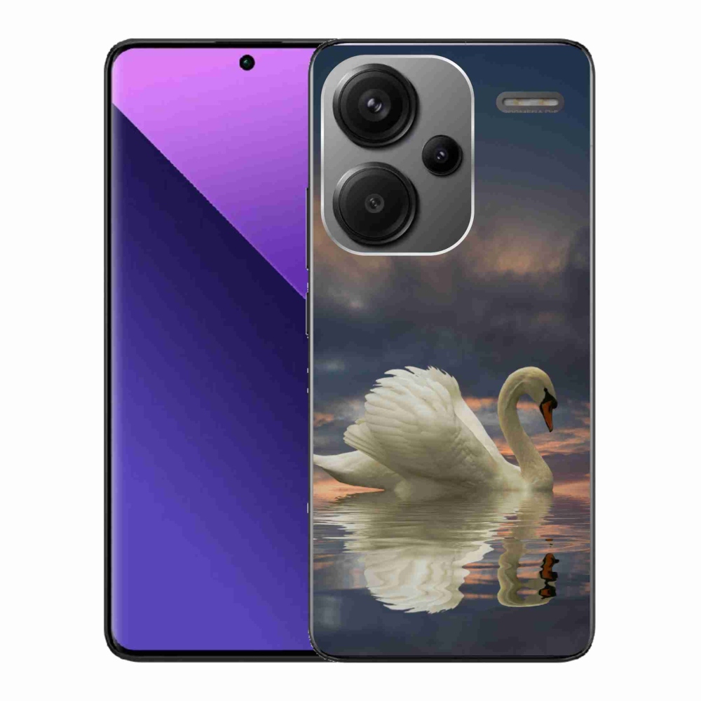 Gél borítás mmCase a Xiaomi Redmi Note 13 Pro+ 5G számára - hattyú