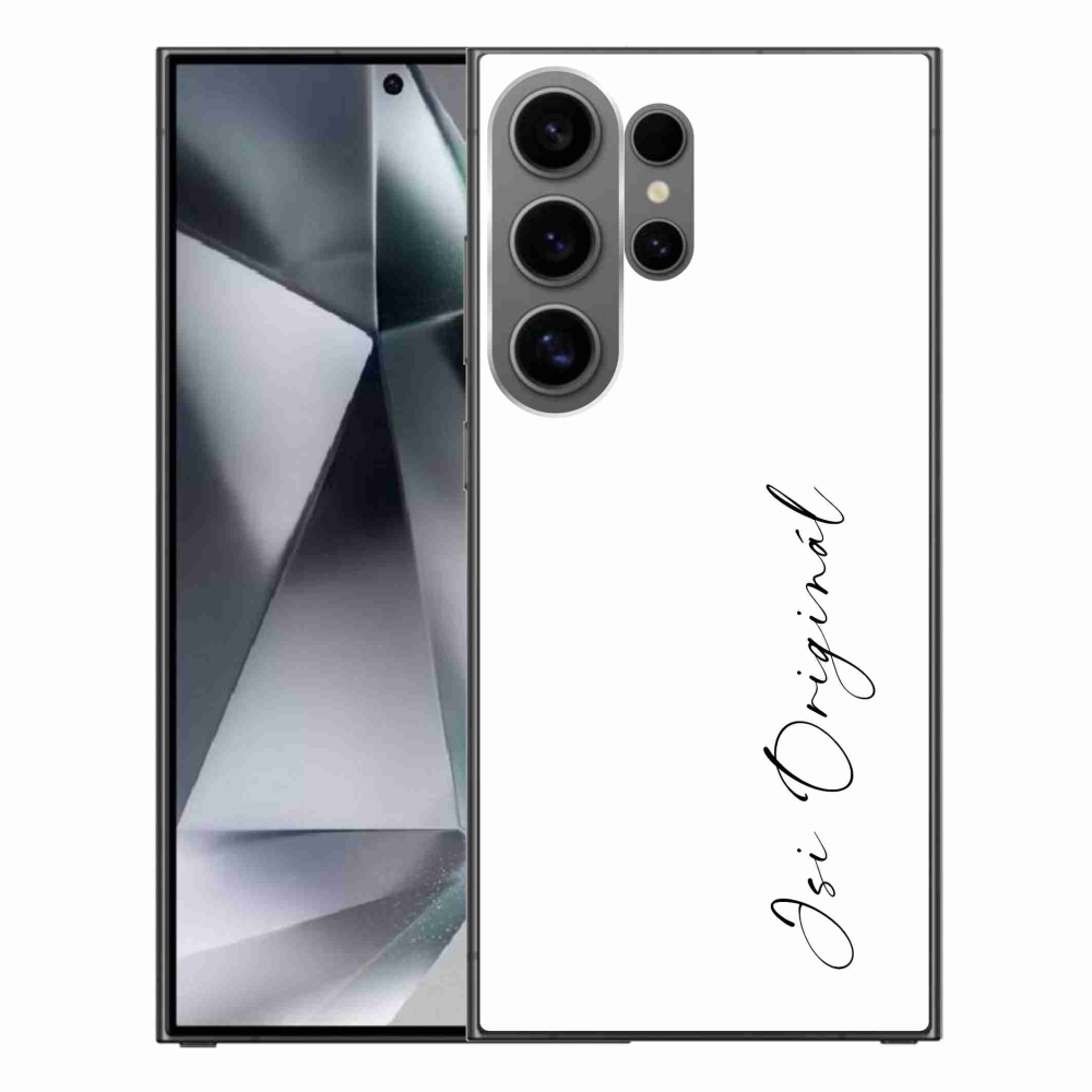 Gél borító mmCase Samsung Galaxy S24 Ultra - te vagy az eredeti fehér háttérrel