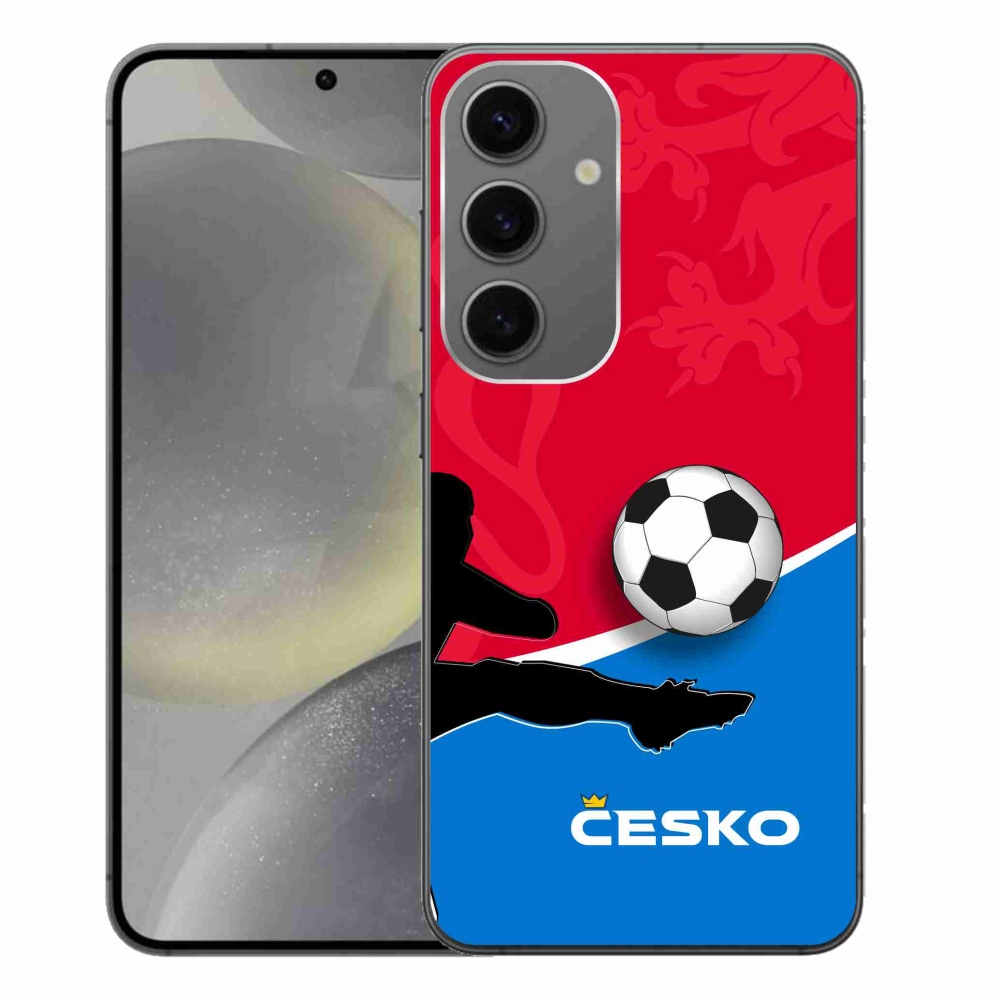Gél borítás mmCase Samsung Galaxy S24+ - futball Csehország 2