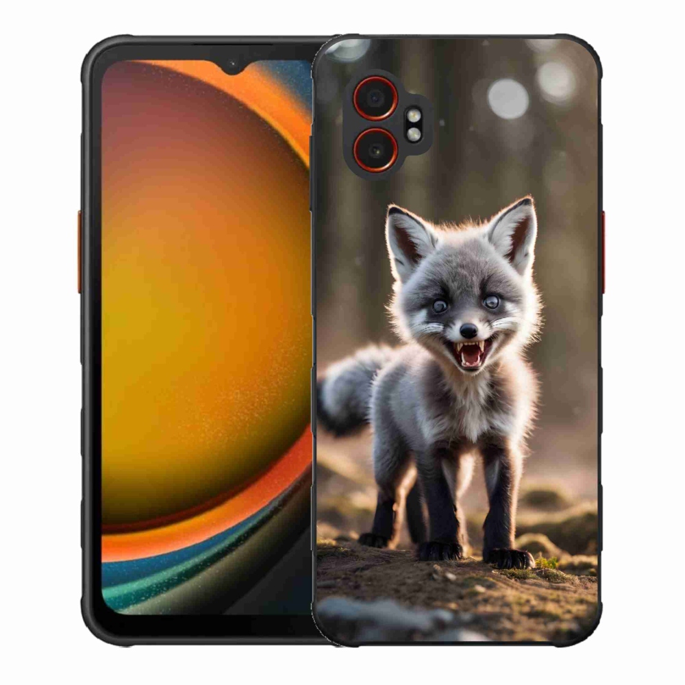Gél borítás mmCase Samsung Galaxy Xcover 7 Pro - angry fox - Samsung Galaxy Xcover 7 Pro - angry fox