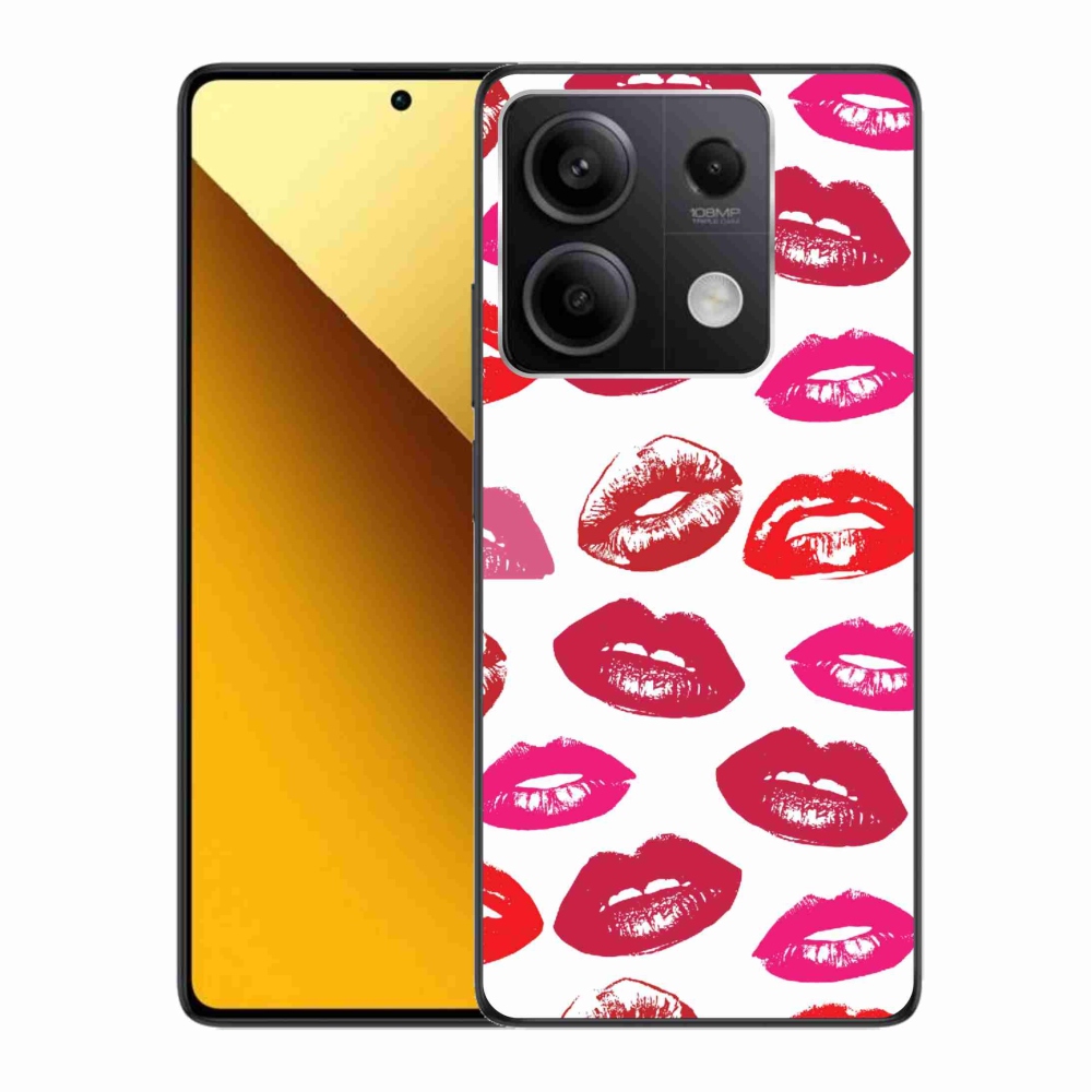 Gél borítás mmCase a Xiaomi Redmi Note 13 5G számára - ajkak
