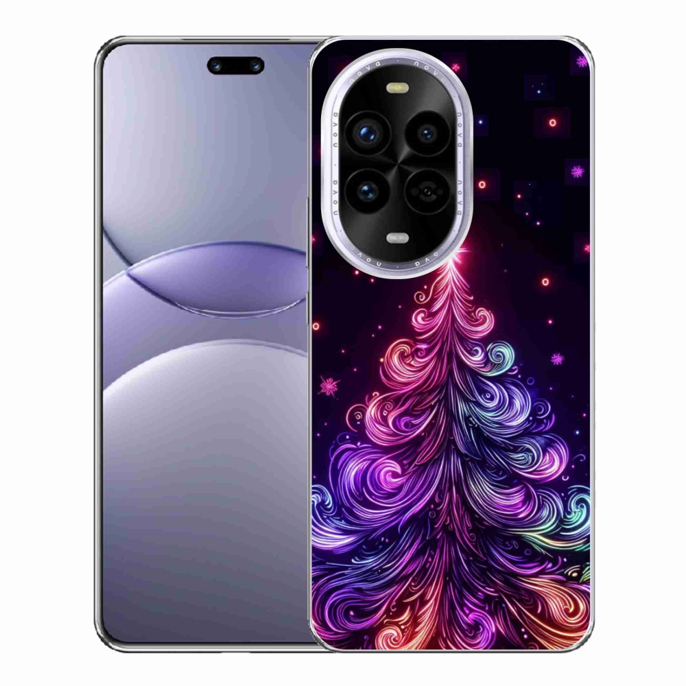 Gél borítás mmCase a Huawei Nova 13 Pro 5G-hez - neon karácsonyfa 1