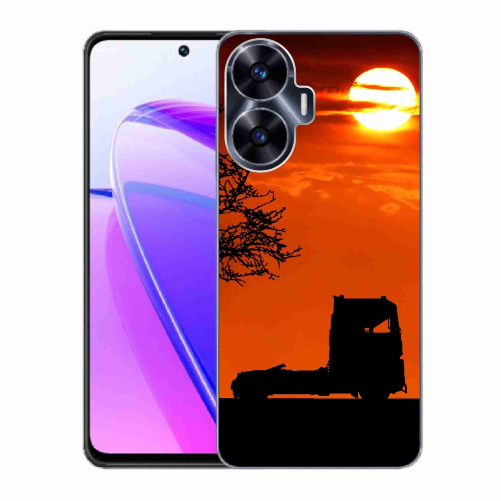 Gél borítás mmCase a Realme C55 készülékhez - teherautó 3