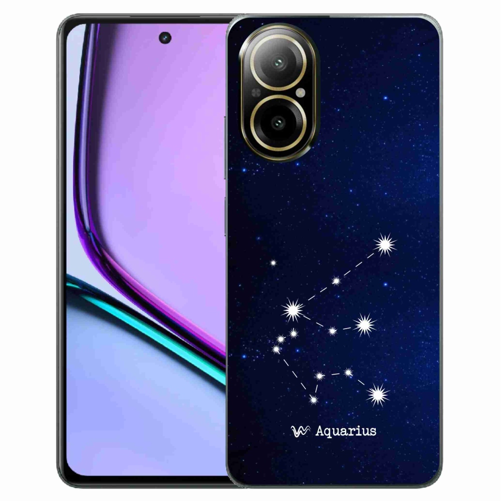 Gél borítás mmCase a Realme C67 készülékhez - csillagkép Aquarius