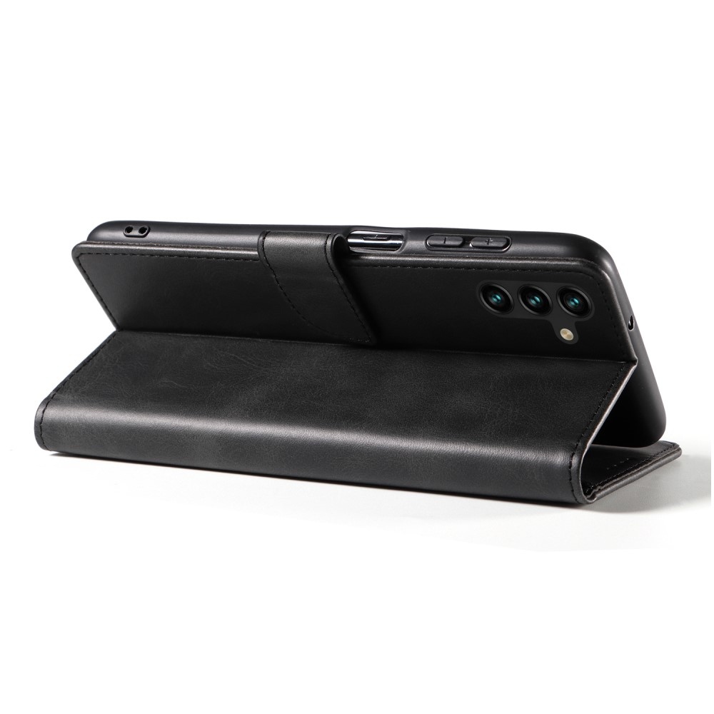 Zárható könyvtáska Samsung Galaxy A26 5G - fekete