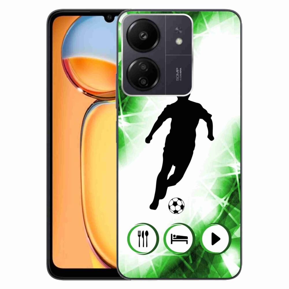 Gél borítás mmCase a Xiaomi Poco C65/Redmi 13C - focista számára