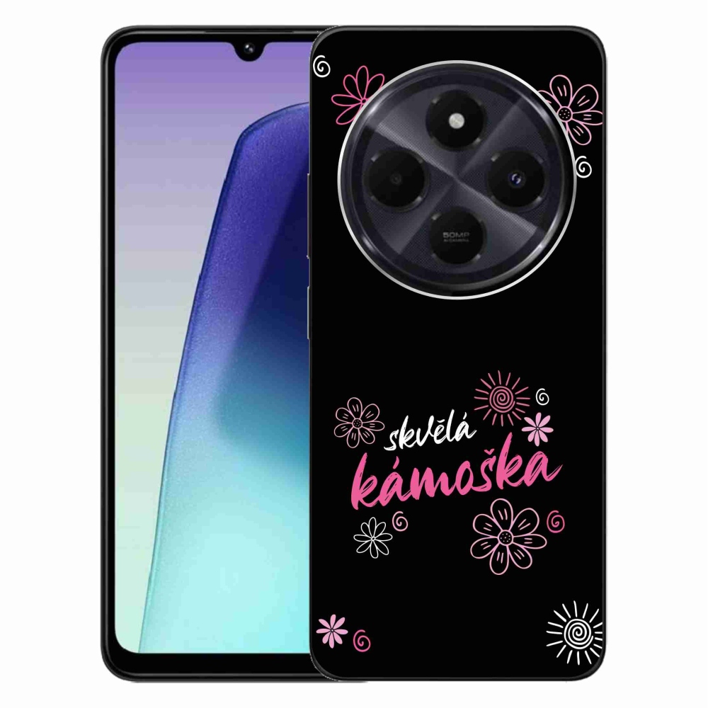 Gél borítás mmCase a Xiaomi Redmi 14C/Poco C75 számára - nagyszerű barát fekete háttérrel