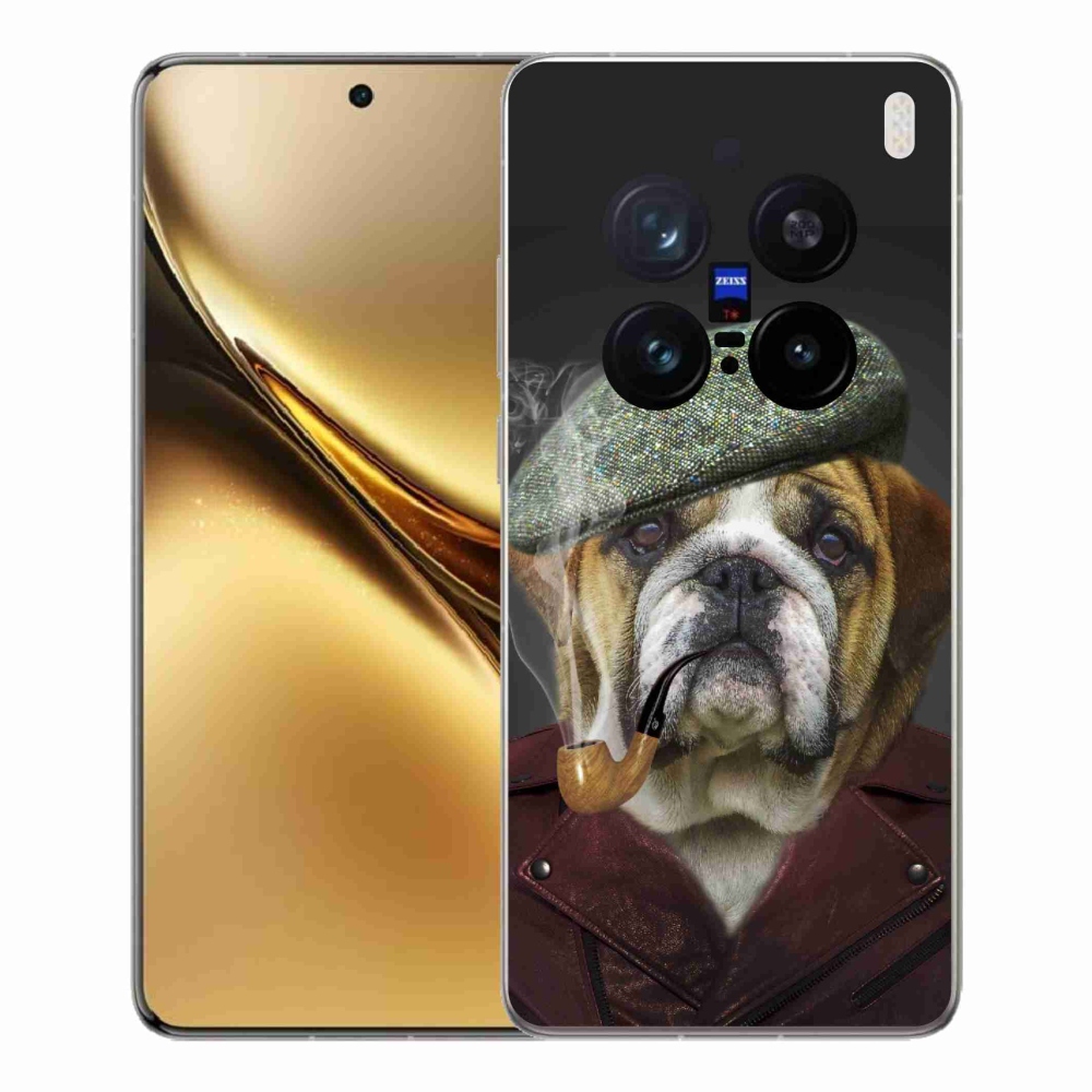 Zselés borítás mmCase a Vivo X200 Pro 5G-hez - kutya csővel