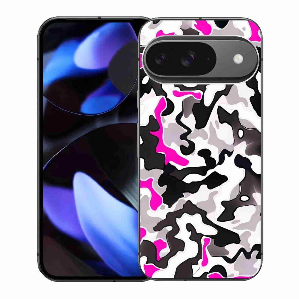Zselés borítás mmCase a Google Pixel 9/9 Pro készülékhez - álcázó minta 5