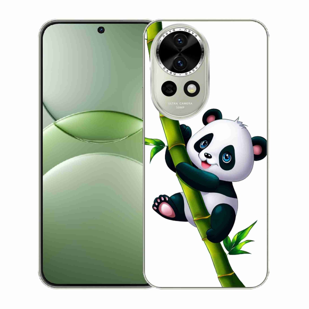 Gél borítás mmCase a Huawei Nova 13 5G számára - panda a bambuszon
