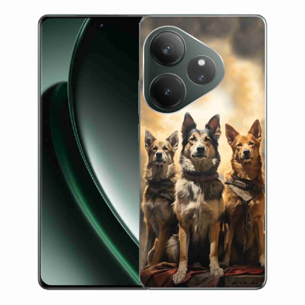 Zselés borítás mmCase a Realme GT 6 5G/GT 6T 5G számára - három psi