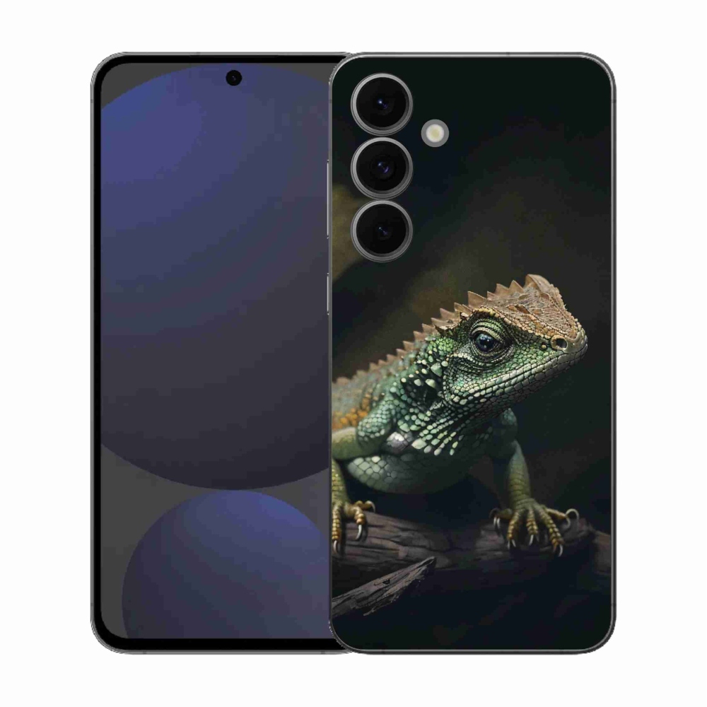 Zselés borítás mmCase Samsung Galaxy S25 FE készülékhez - gyík