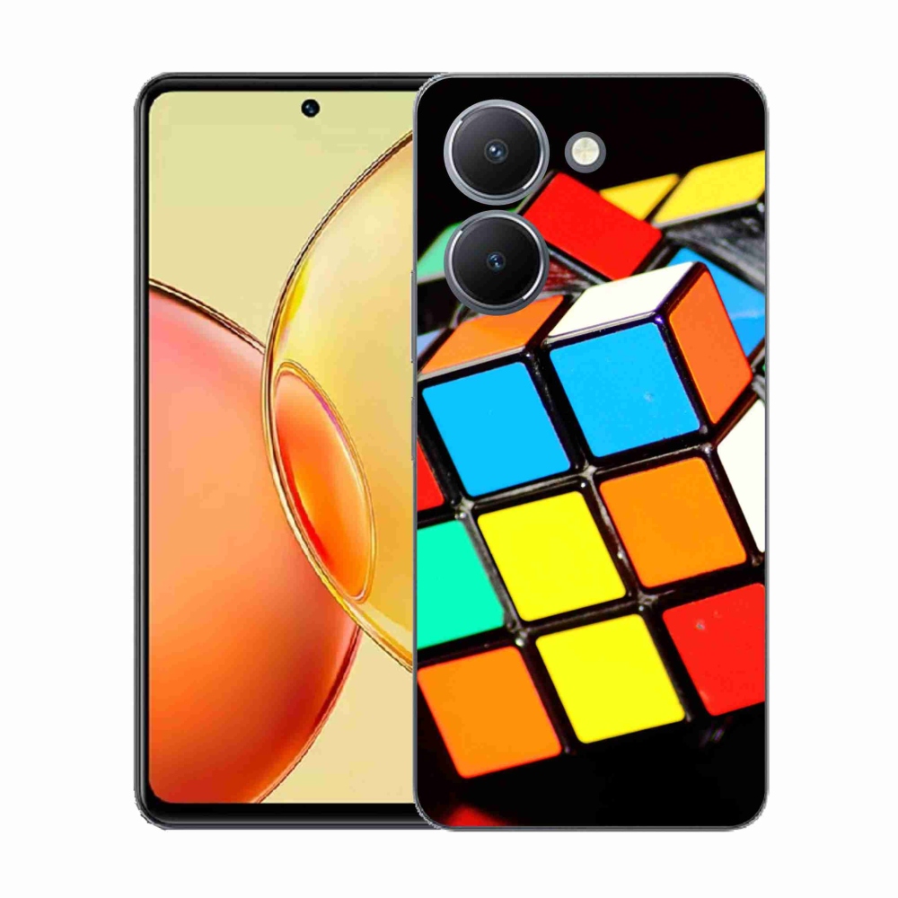 Gél borítás mmCase a Vivo Y36-hoz - Rubik-kocka