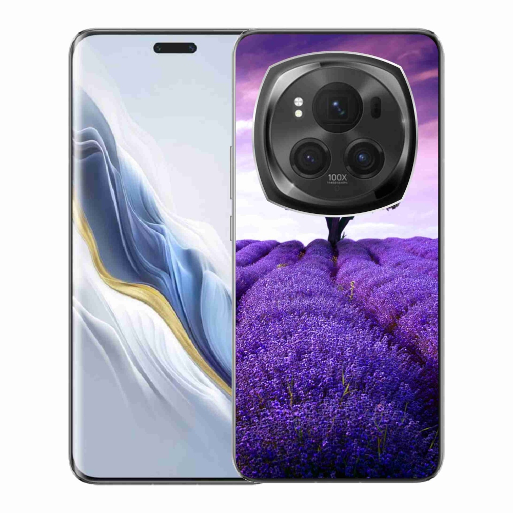 Zselés borítás mmCase a Honor Magic 6 Pro 5G készülékhez - levendula rét