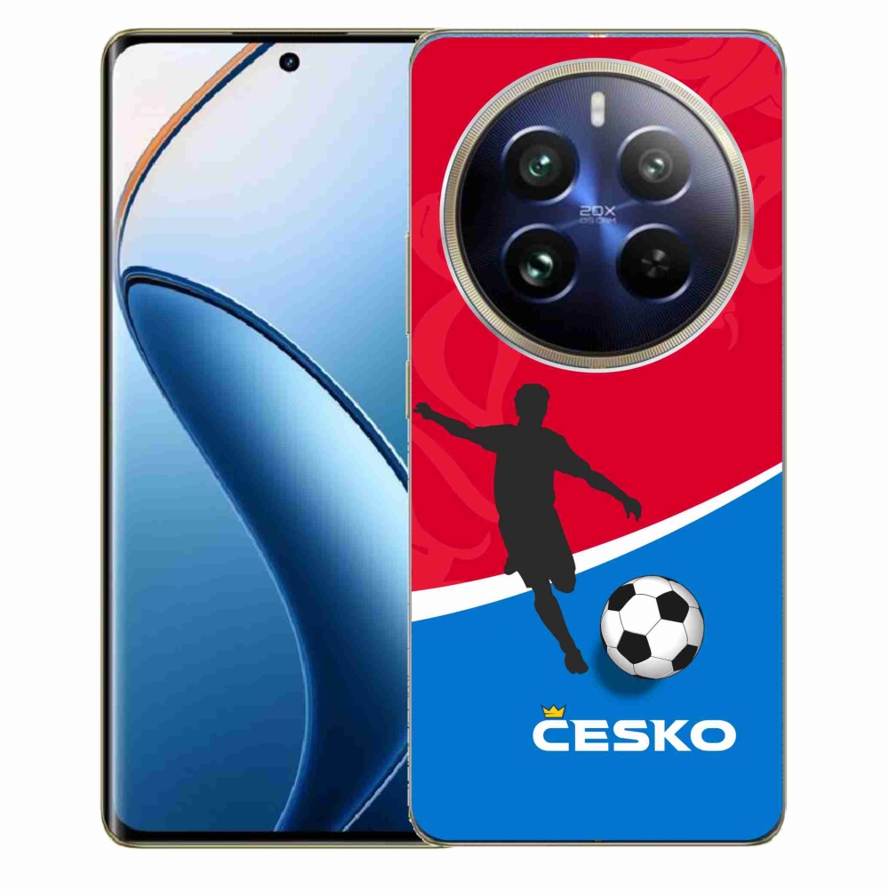 Gél borítás mmCase a Realme 12 Pro 5G/12 Pro+ 5G számára - foci Csehország