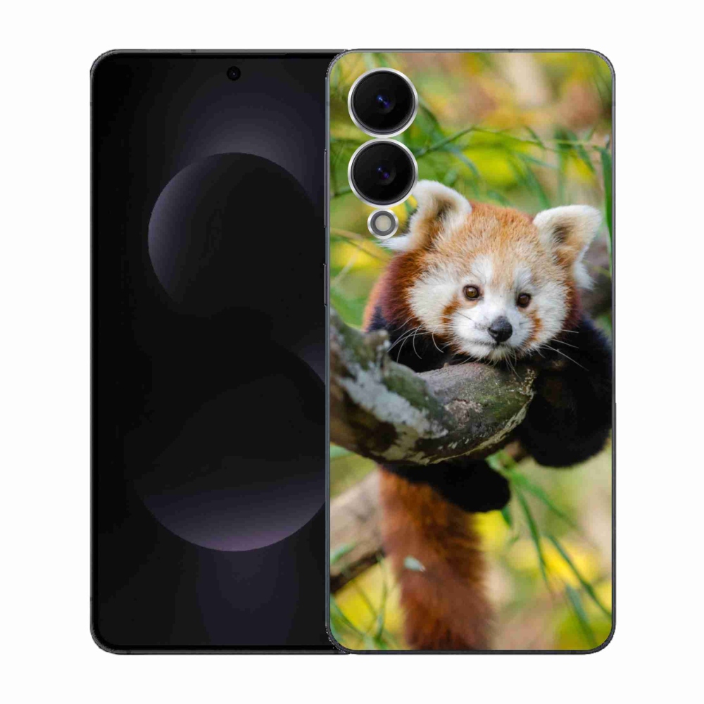 Gél védőhuzat mmCase Samsung Galaxy S25 Edge készülékhez - pandavörös