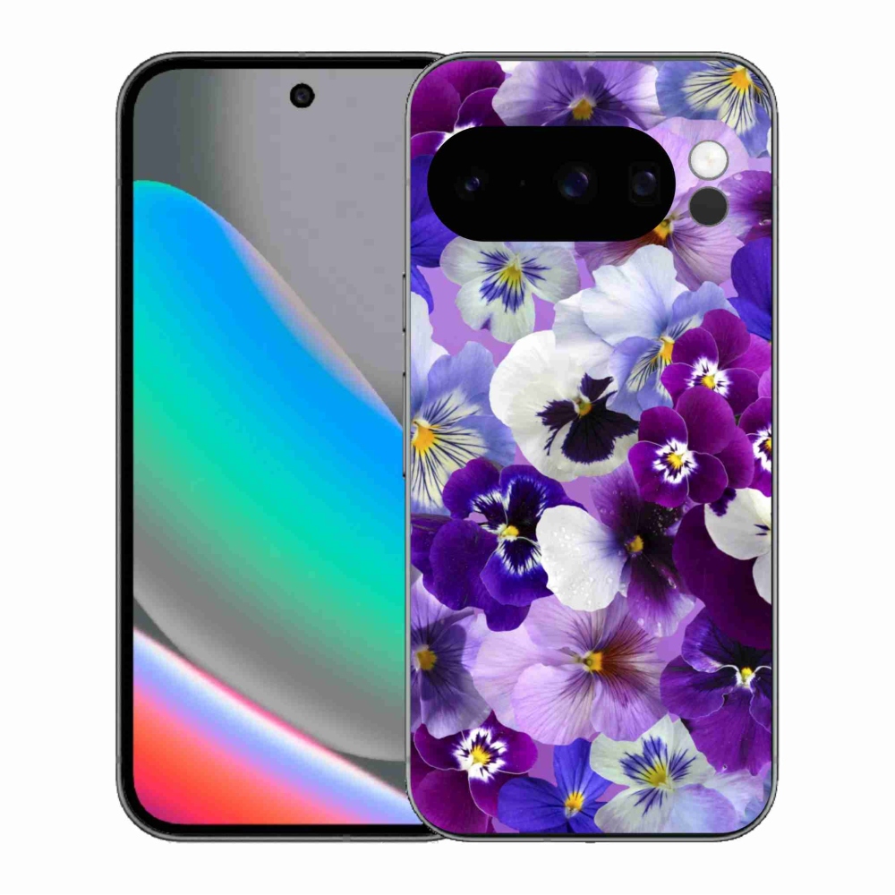 Gél borítás mmCase a Google Pixel 10 Pro számára - virágok 9