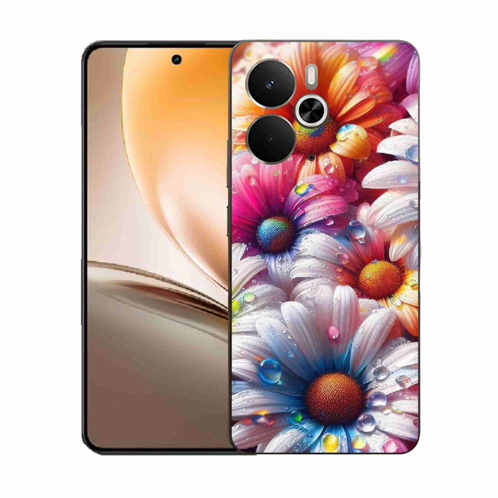 Gél borító mmCase a Realme 14 5G/14T 5G készülékhez - színes margaréták