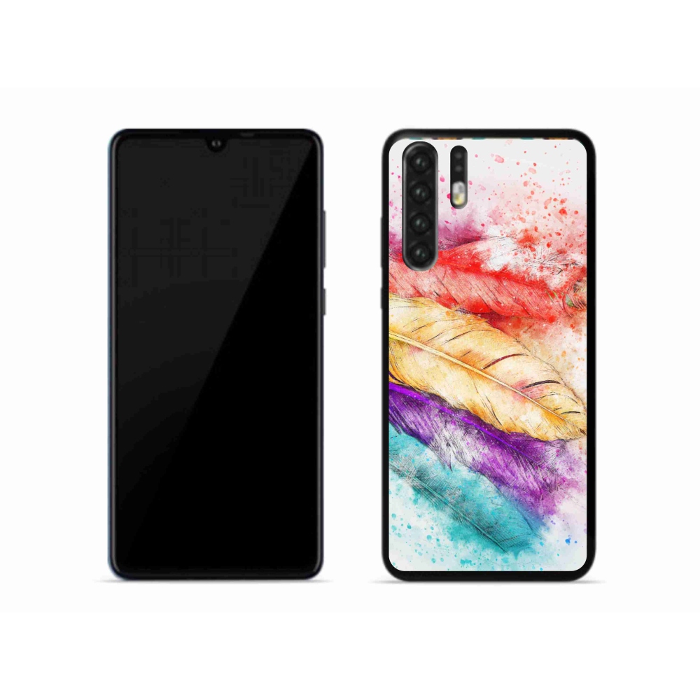 Gél borítás mmCase mobil Huawei P30 Pro - színes toll