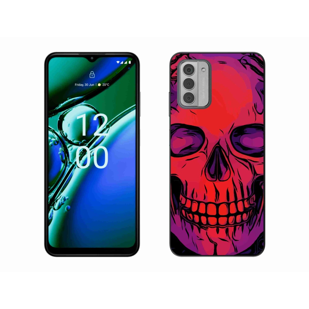 Gél tok mmCase a Nokia G42 készülékhez - koponya