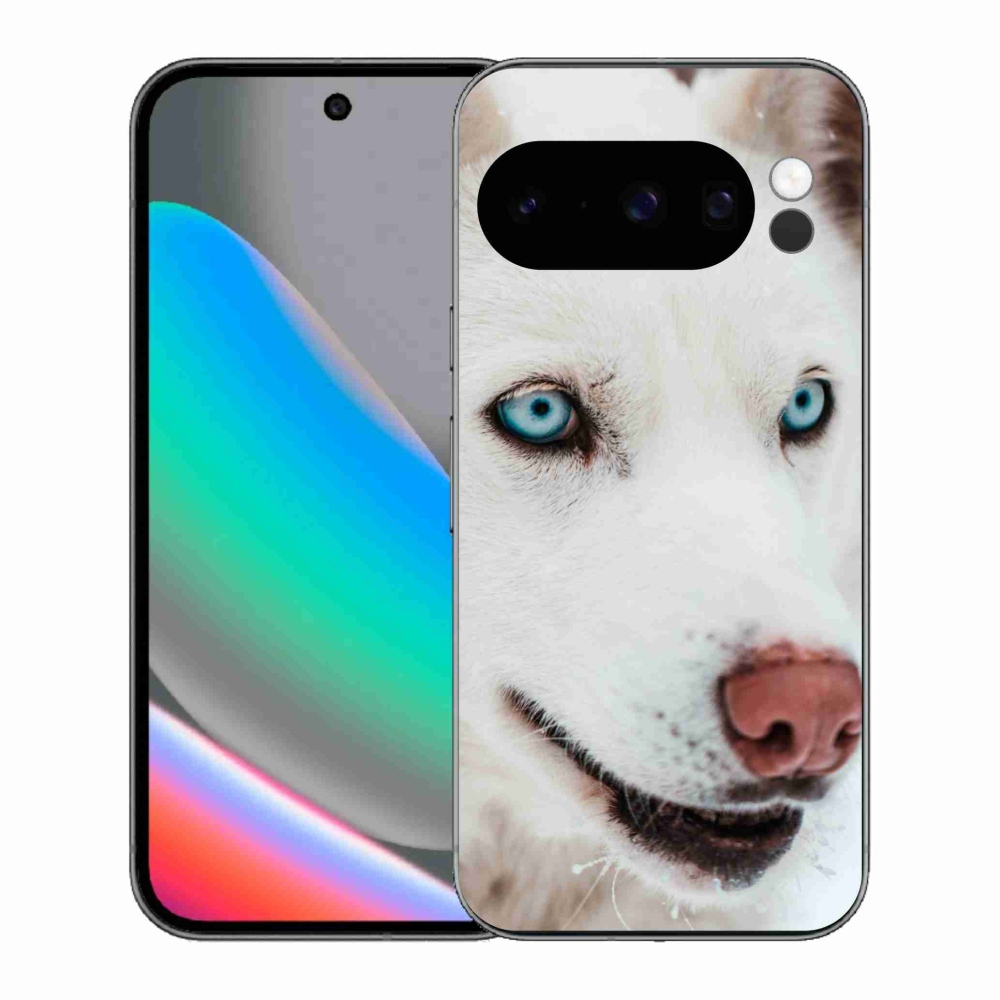 Zselés borítás mmCase a Google Pixel 10 Pro számára - kutyaszemmel nézve