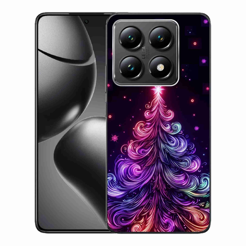Gél borítás mmCase a Xiaomi 14T-hez - neon karácsonyfa 1