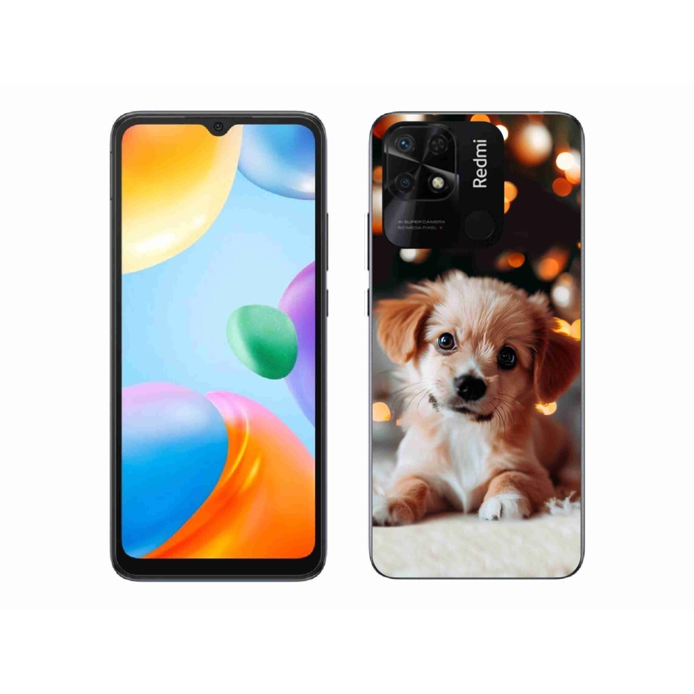 Gél borítás mmCase a Xiaomi Redmi 10C-hez - kölyökkutyakölyök