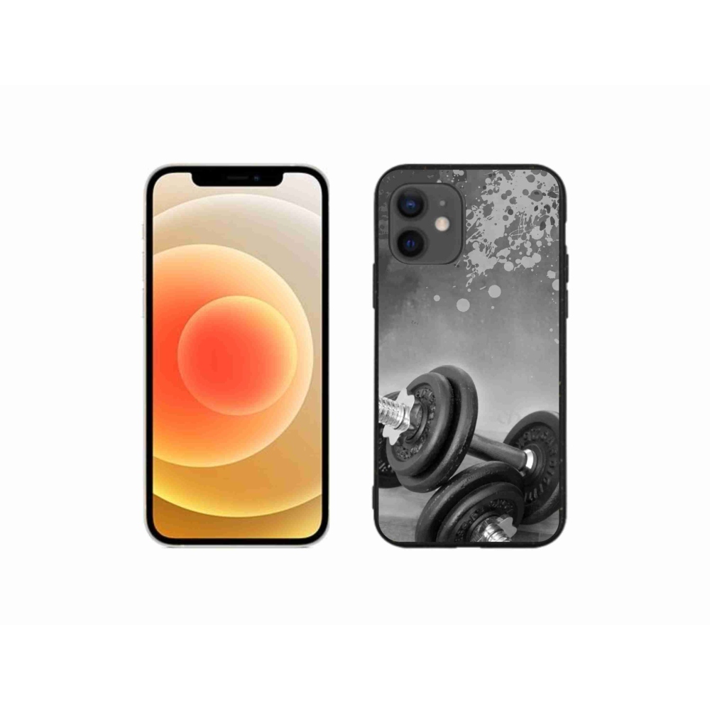 Zselés borítás mmCase iPhone 12 mini készülékhez - súlyzók 1