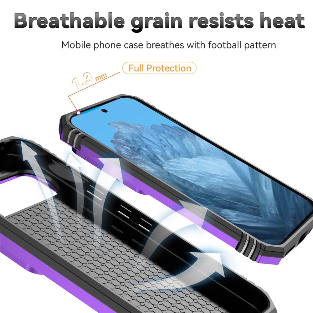 Csúszásálló borítás a Google Pixel 10 Pro/Pixel 10/9 Pro/9 készülékhez - lila