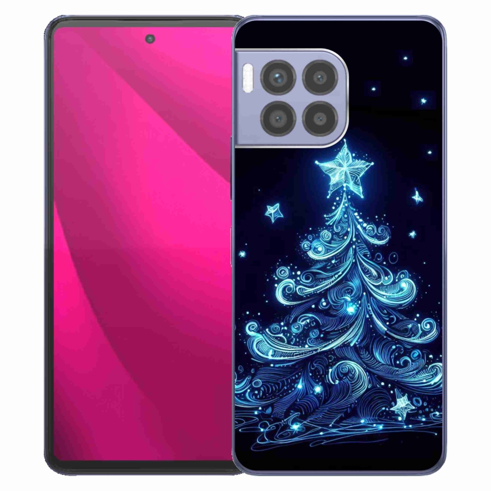 Zselés borítás mmCase a T-Mobile T Phone 2 Pro készülékhez - neon karácsonyfa 4