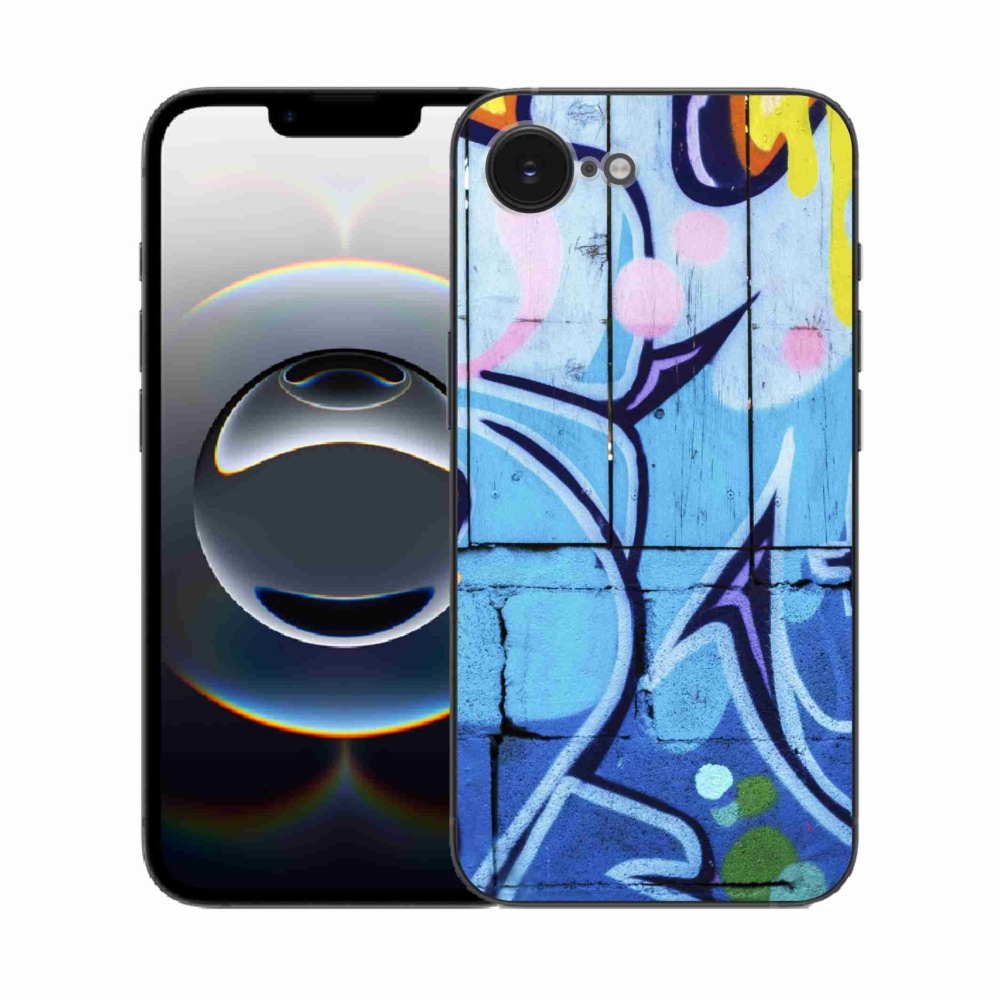 Zselés borítás mmCase iPhone 16e készülékhez - graffiti