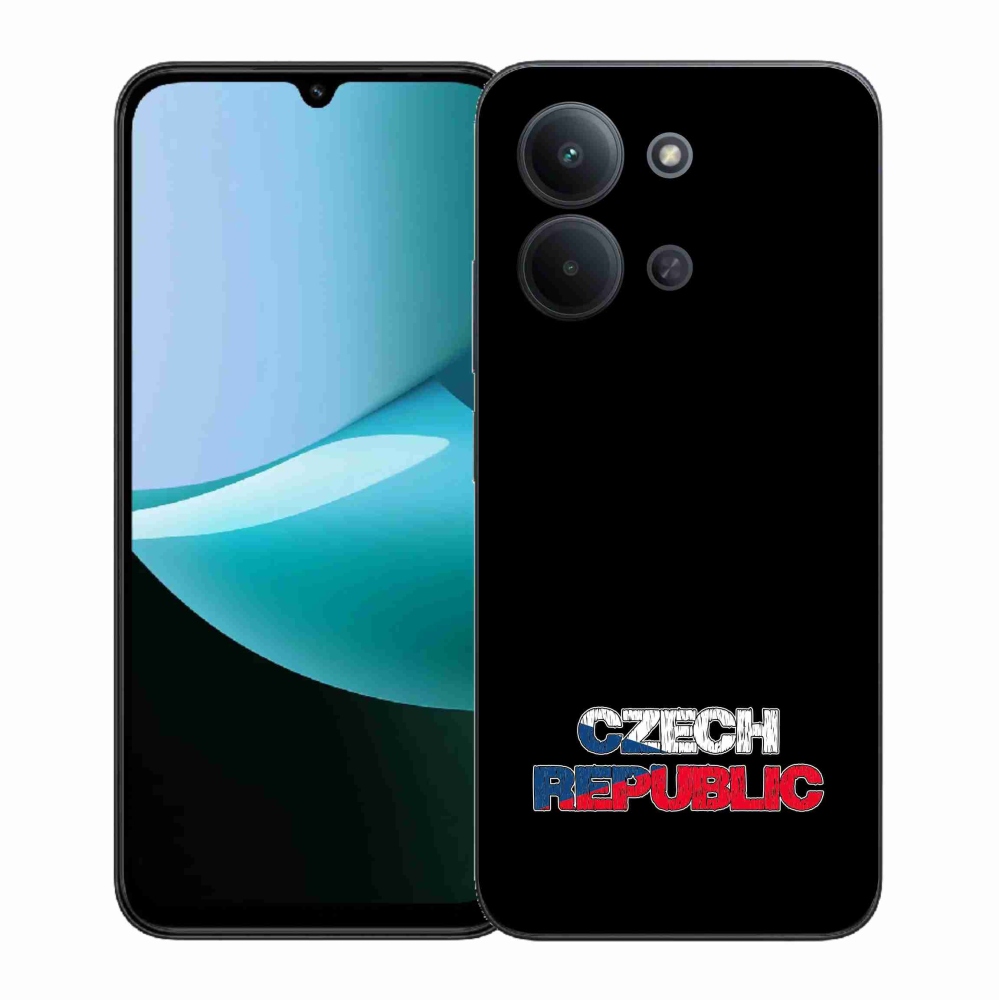 Gél borítás mmCase a Xiaomi Redmi 15C 4G (171mm)/Poco C85 4G (171mm) - Csehország fekete háttérrel